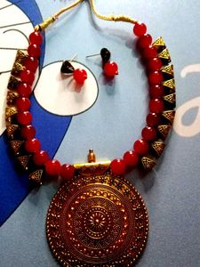 Buy1get 1 Free Jaipuri Necklace And Earring