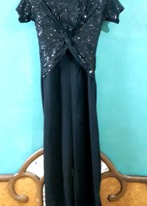 Black Sequin Jumpsuit