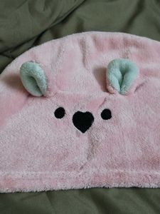 Pink Bear Hair Towel ( Free delivery)