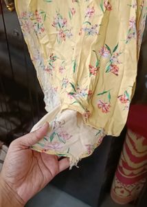 Yellow Daily Wear Kurti