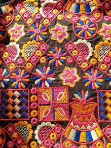 Embroidered Jacket Multicolored