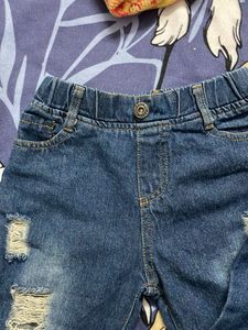 Cute Distressed Denim Jeans