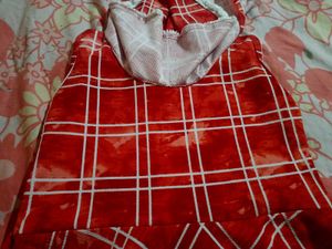 Red Plaid Mini Dress