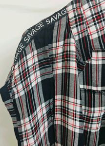 Striped Shrug Type Shirt Top