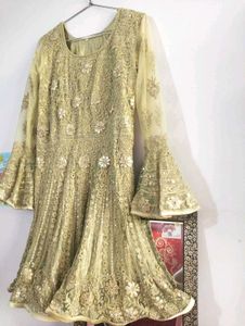 Embellished Embroidered Net Sharara Set