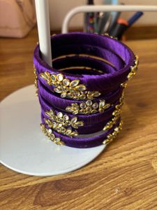 Purple Bangle Set