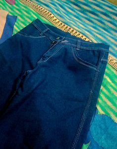 Dark Blue Denim Jeans