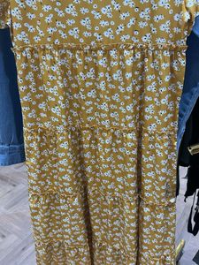 Floral Tiered Midi Dress