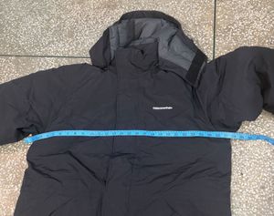 Black Puffer Jacket with Hood