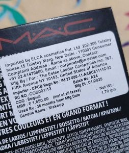 MAC Chili Matte Lipstick