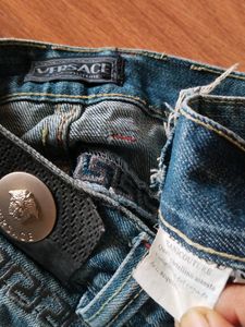 Designer Versace Distressed Jeans