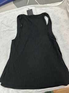 NEW MANGO Black Sleeveless Top