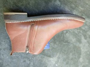 Men&#39;s Brown Leather Ankle Boots