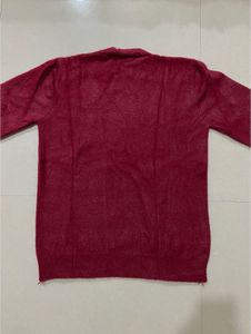 Maroon Knit Sweater / Pullover