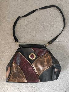 Vintage Leather Detail Bag