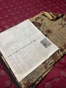 New Poonam Mustard saree