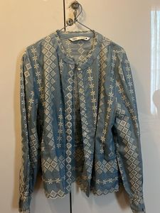 Zara Embroidered Top