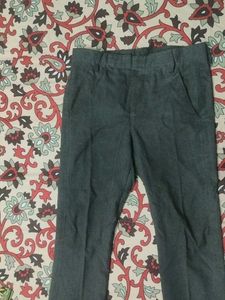 Men's Gray Straight Leg Trousers