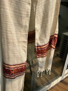 Ethnic Woolen Cap &amp; Stole Set