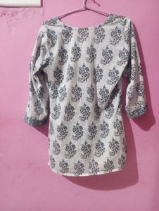 Floral Print Tunic Top