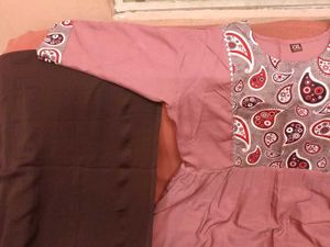 New Paisley Pink Kurta+Bottom+Dupatta Set