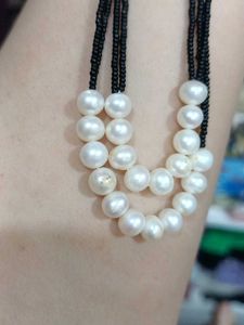 Elegant Pearl &amp; Beaded Necklace