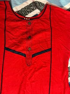Red Kurta