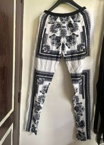 Patterned Casual Pants