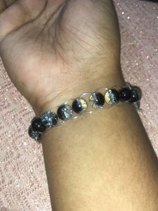 Beaded Stretch Choker Bracelet