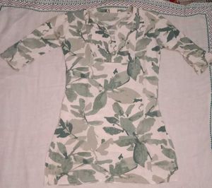 Floral Print Tunic Top