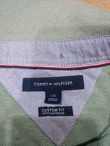 Tommy Hilfiger Light Green Polo Tee