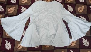 Sweewe - Striped Bell Sleeve Top