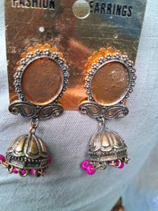 Boho Bronze Jhumka Earrings
