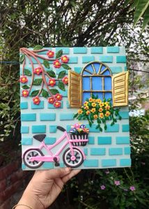 3D Clay Mural Wall Decor 🖼️✨