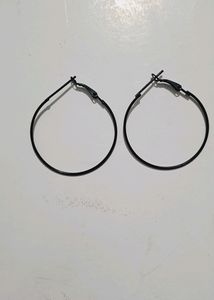 Stylish Black Plated Earing🖤