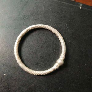 Pure Silver Ball Design Openable Kada 1 Piece
