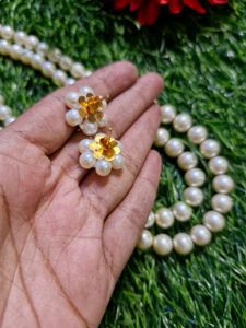Beautiful Pearl Jewellery Set
