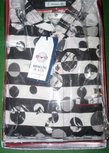 Armani Jeans Patterned Shirt
