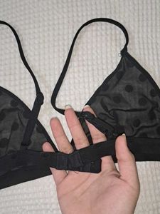 Sexy Black Net Bra