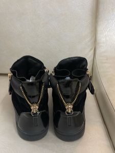 Giuseppe Zanotti Black High-Top Sneakers