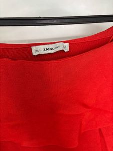 ZARA KNIT OFF-SHOULDER TOP