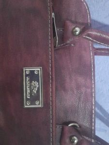 Burgundy Handbag