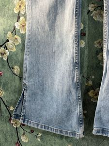 Flared Jeans with Slits