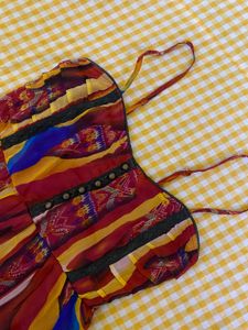 Colorful Strapy Dress Bust 36