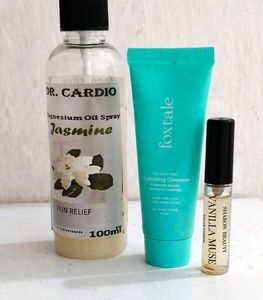 Combo Of Foxtale Cleanser, Sharon Beauty Perfume