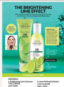 Avon Naturals Lime Cleanser