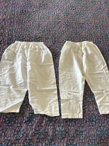 White Cotton Baby Pyjamas