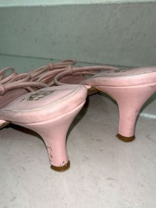 Pink Multi-Bow Heels
