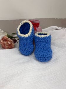 Handmade Crochet Baby Booties