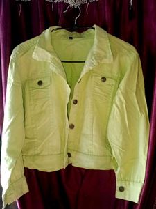 Green Casual Jacket